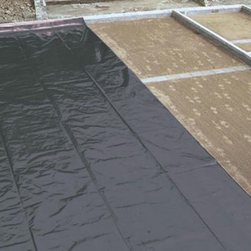 Builders Polythene damp proof membrane1200gauge black 