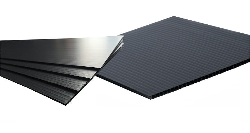 Correx Corrugated Plastic Floor Protection Sheets X 10 Black 