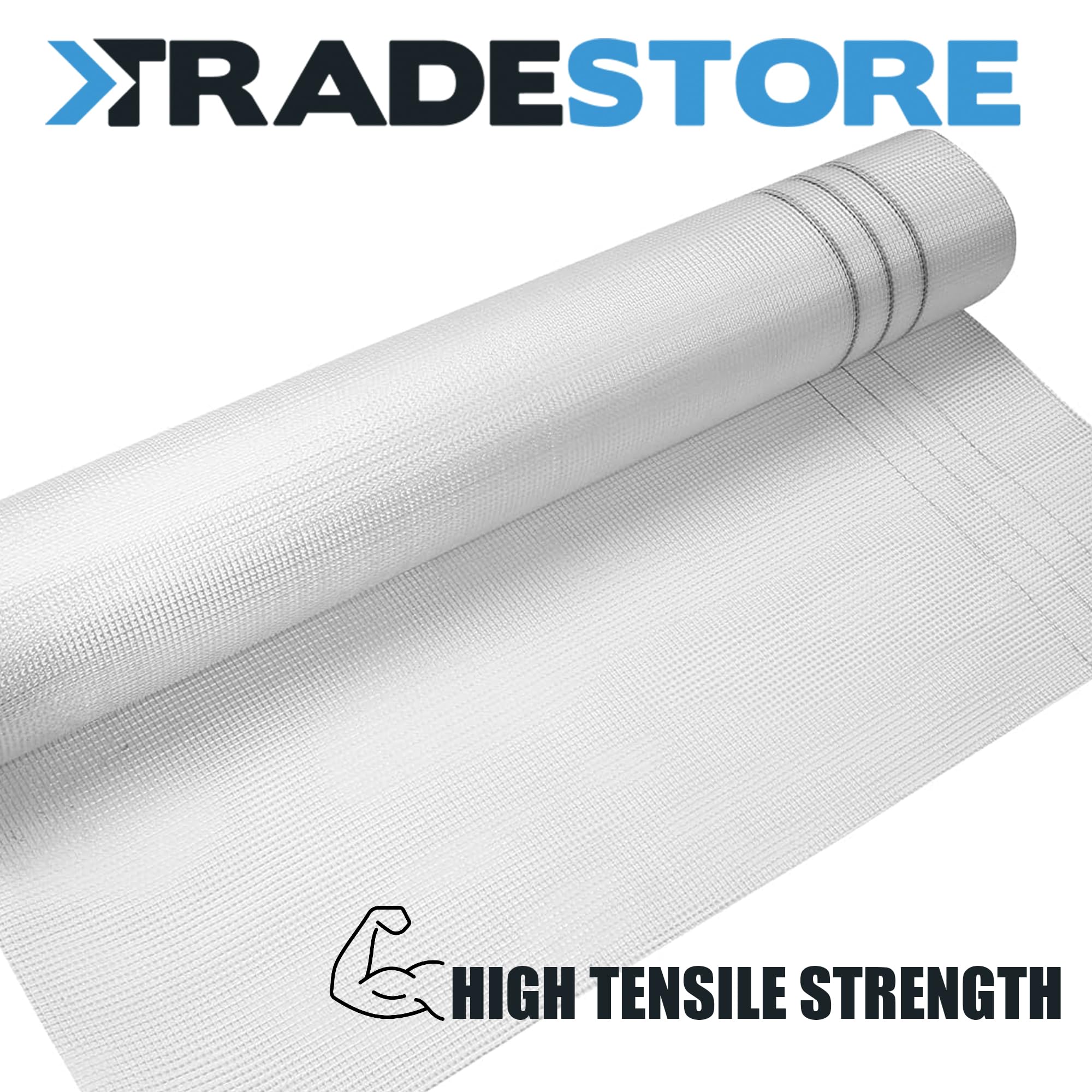 Reinforcing Fibreglass Mesh - 160 g/sm 50 SQ/M (1 x 50M) or 25 SQ/M (1 x 25M) 7 Reinforcing Fibreglass Mesh - 160 g/sm 50 SQ/M (1 x 50M) or 25 SQ/M (1 x 25M) - Image 7