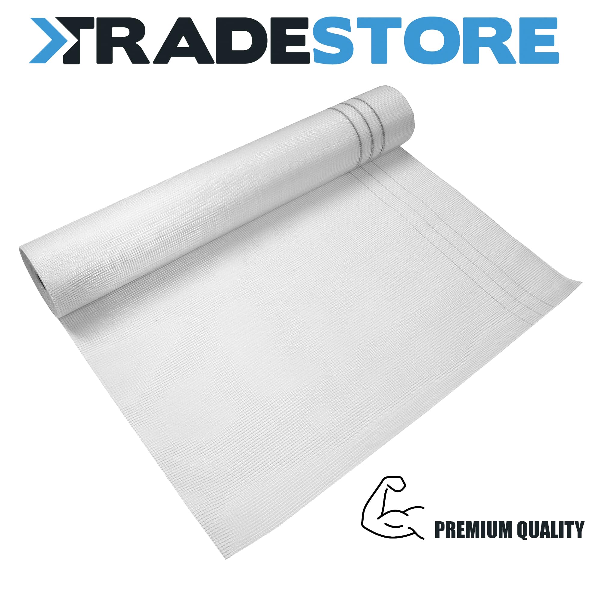 Reinforcing Fibreglass Mesh - 160 g/sm 50 SQ/M (1 x 50M) or 25 SQ/M (1 x 25M) 6 Reinforcing Fibreglass Mesh - 160 g/sm 50 SQ/M (1 x 50M) or 25 SQ/M (1 x 25M) - Image 6